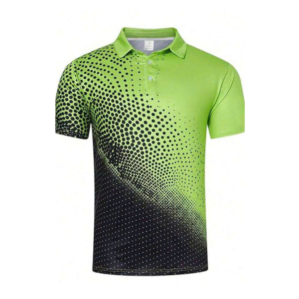 Men’s Green & Black Golf Polo Shirt
