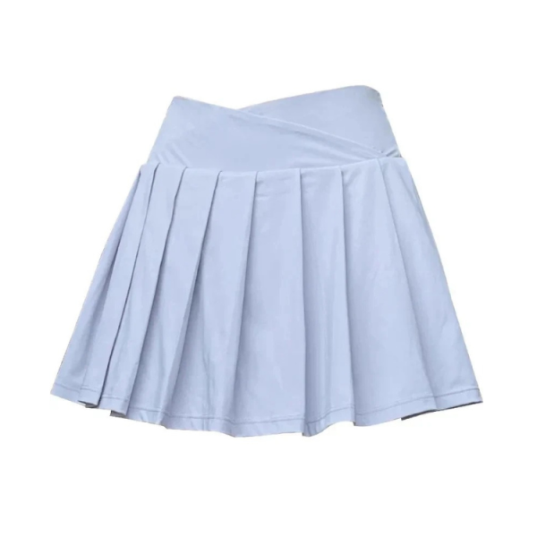 Women’s Pastel Blue Pleated Golf Skirt
