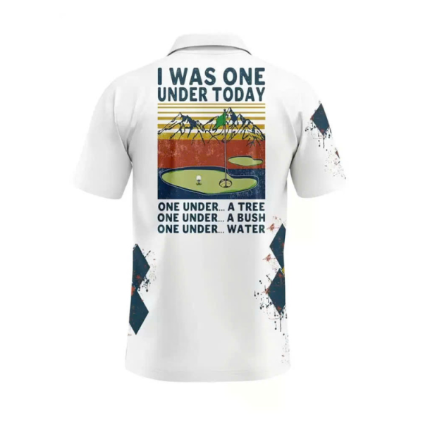 Men’s White Golf Polo Shirt