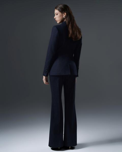 Women’s solid navy suit