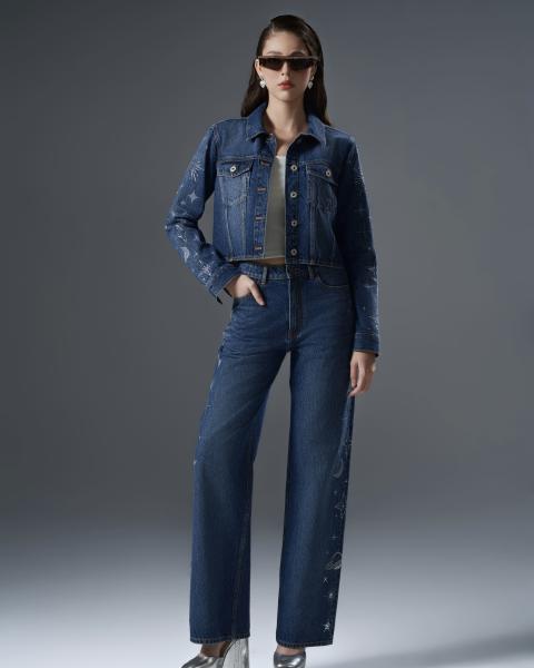 Galaxy women’s denim set