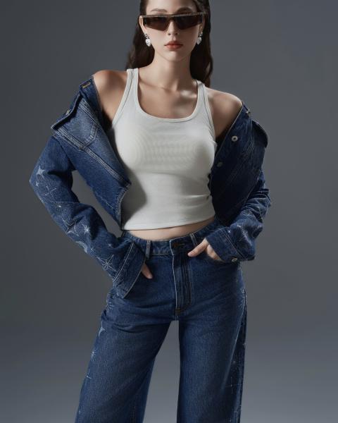 Galaxy women’s denim set