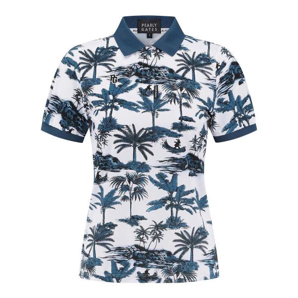Women’s Short Sleeve Tropical Golf Polo Shirt