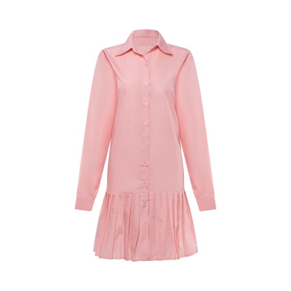 Pink Shirt Dress