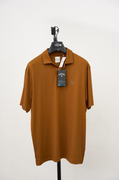 Brown uniform polo shirt